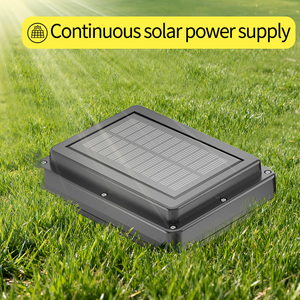 Ahguep năng lượng mặt trời bảng điều khiển GPS Pet Tracker với lbs 4 gam LTE dài chờ thời gian thực định vị cổ áo cho bò và cừu - Product Image 3