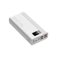 QYPB-290, Batería Externa de Alta Capacidad 20000mAh, Pantalla LED, Carga Rápida PD20W, Gran Venta