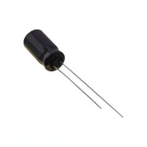 Condensateur à traversage de canal (THC) en aluminium 330 µF 20 % 6,3 V RADIAL EEU-FC0J331SH du fabricant - Product Image 1