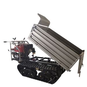 6F + 2R Dumper Mini karet pertanian jalur Mini pemuat komponen inti Crawler termasuk roda gigi mesin 1 tahun beban 600kg - Product Image 3