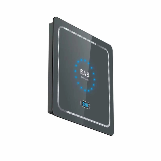 RF 8 2MHz EAS Systems Ultra-Thin ABS Glass Pad Alarm Decoder Soft Label Deactivator Plug-and-Play Anti-Theft Tool for Retail