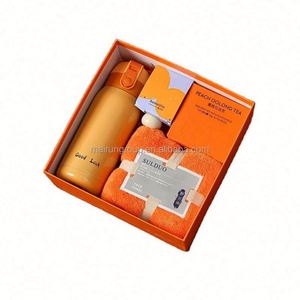 Coffret Cadeau Anniversaire d'Entreprise Parapluie Imprimé Logo Thermos Isotherme Serviette de Noël Agenda Articles Souvenirs pour Cadeaux Promotionnels - Product Image 6