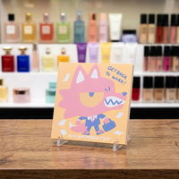 Bloc-notes laser de type carré personnalisé avec adhésif avec dessin animé ou image de conception