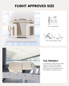 2026 LOVEVOOK Zaino Sportivo da Weekend 40L per Donne, Bagaglio a Mano, Borsa per Notebook 17 Pollici con 3 Cubi di Organizzazione, Zaino per Laptop - Product Image 2