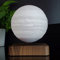 Lámpara de Mesa Levitante con Diseño de Júpiter, Precio de Fábrica, Luna Levitante, Júpiter Flotante, Adornos Decorativos de Ambiente
