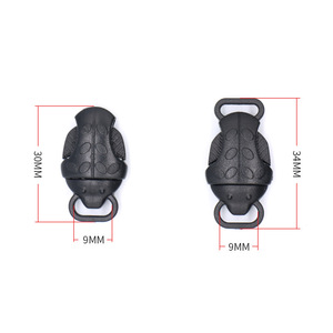 Plastic Beetle Lanyard Buckles H032 H042 9Mm Black Fasteners For <b>Name</b> <b>Tags</b> Work Badges - Product Image 3