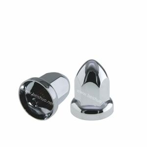 Cache-écrous <span class=keywords><strong>de</strong></span> <span class=keywords><strong>roue</strong></span> BS-NK1044S 32 mm pour semi-remorque avec finition chromée, en plastique ABS - Product Image 5