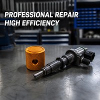 Herramienta profesional para inyectores Common Rail, herramienta de ajuste de boquillas de inyector, herramienta de rectificado de juntas