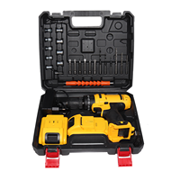 Tournevis électrique sans fil 21V perceuse à main électrique multifonction batterie au lithium perceuse à brosse rechargeable