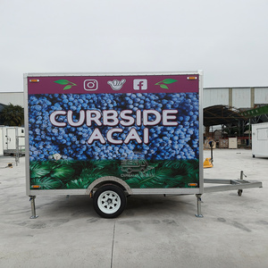 Mobile Food Cart Ice Cream Cart Coffee Truck Hot Dog <b>Trailer</b> Catering Kitchen Street Snack <b>Concession</b> <b>Trailer</b> - Product Image 6