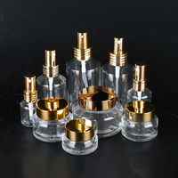Luxus 1oz 2oz 3oz 4oz schräge Schulter klarer Bernstein 15ml 30ml 60ml Milchglas pumpe Sprüh flasche für Öl-und Kosmetik verpackung