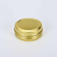 100 pièces Pots en aluminium doré brillant 100g 150g, Contenants pour cire capillaire, Boîtes de rangement pour bonbons, Boîtes à câbles, Pots à crème MC1351-GLOSS GOLDEN