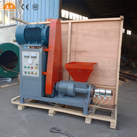 Bon prix balle de riz briquettes de charbon de bois machine