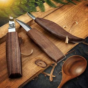 Outils de sculpture sur <span class=keywords><strong>bois</strong></span> ciseaux <span class=keywords><strong>à</strong></span> découper Kit de couteaux pour débutants - Product Image 3