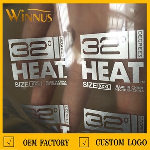 China Cheap Custom Heat <strong>Transfer</strong> <strong>Iron</strong> <strong>on</strong> Gold Silver logo Label <strong>t</strong> <strong>Shirt</strong> Clothing Bag Garment Tagless Thermal <strong>Transfer</strong> Label - Product Image 3