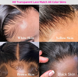 Perruque Frontale HD Glueless Cheveux Humains Lisses de Qualité Raw Vietnamienne, Cutilules Alignées, Pré-Épilée, Super Double Drawn - Product Image 4
