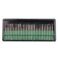30 pièces/boîte – Kit universel d'aiguilles de meulage électriques diamantées à prix abordable – Embouts de meulage pour perçage, gravure et outils de travail du pierre