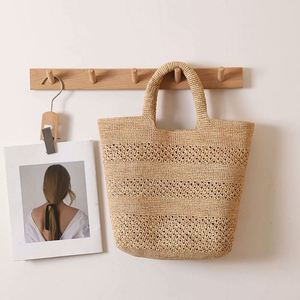 Handmade <b>Large</b> Capacity Raffia Straw <b>Bags</b> New Arrival Seaside <b>Beach</b> <b>Bags</b> Handbag - Product Image 6