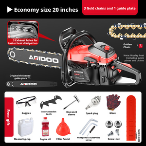 Zweitaktmotor 58cc 2800W Leistungsstarke Benzin-Kettensäge 20 Zoll Führungsschiene Deutsche Forstsäge Industriequalität Baumschneidewerkzeug OEM - Product Image 6