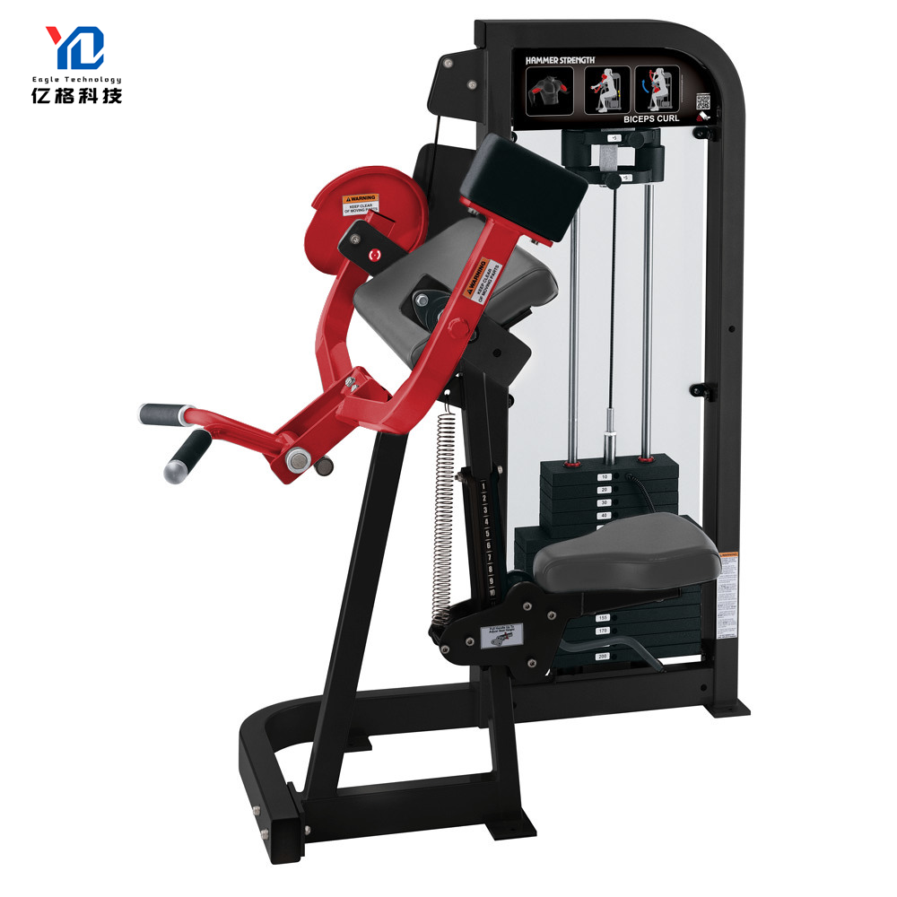 YG-8006 Pin загружается/коммерческий тренажерный зал оборудование здания тела Молот силовое Машина Бицепс Curl
