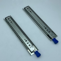 Glissière de tiroir robuste et silencieuse à extension complète avec verrouillage, largeur 53 mm, forte capacité de charge, pour accessoires de mobilier de gym