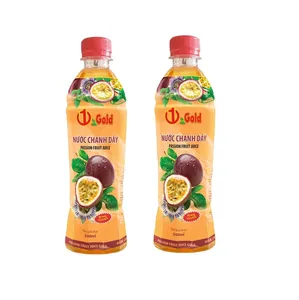 500ml 100% passion fruit juice with pulp no sugar added fruit juice supplier private label ODM OEM service best price