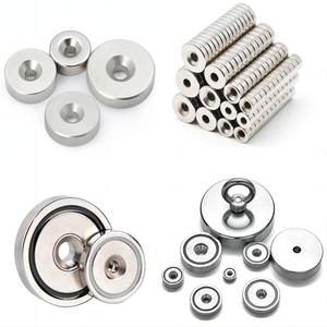 סיר מגנטים dia 16 מ "מ 20 מ" מ 25 מ "מ 32 מ" מ מוטועת חור טבעת כדור הארץ חזק מגנט ניאודימיום עם ירימן - Product Image 6