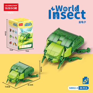 Creative Cartoon Insect DIY <strong>Building</strong> <strong>Block</strong> Set Educational Plastic Model <strong>Toy</strong> for Kids 2 to 7 Years <strong>Construction</strong> <strong>Toy</strong> - Product Image 5
