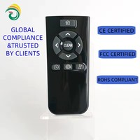 Hochleistungs-Fernbedienung mit 9 Tasten in Schwarz für LCD/LED-Fernseher für US/EU-Markt, AAA-Batterie, Kundenspezifische Großhandelsproduktion