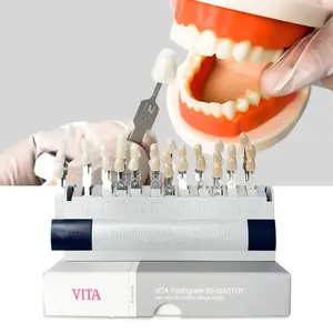 29 couleurs guide dentaire 3D Master Dental Bleach Shade Guide Blanchiment des dents Comparaison Dentisterie Clinique Plaque Colorimétrique