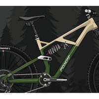 Markhor 2025 nouveau Foxcat 170 cadre ensemble haute résistance professionnel descente vtt cadre Suspension complète DH VTT cadre