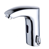 Robinet de salle de bain automatique à capteur, sans contact, économiseur d'eau, robinet d'évier électrique inductif automatique
