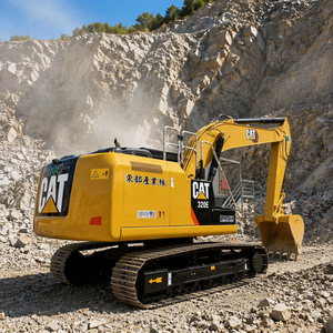 รถขุดไฮดรอลิกแบบตีนตะขาบ CAT 320B 320C 320CL 320D 320D2 320E 320GC มือสอง สภาพดี ขายส่ง - Product Image 1