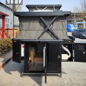 Tùy chỉnh offroad Gia Đình Du lịch Trailer OEM Pop Up Top Camper Trailer lai Caravan Nhôm Xe tải tán - Product Image 4