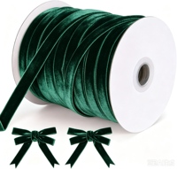 Ruban en velours de luxe uni, coloré et doux, en rouleau de 25 à 50 yards, pour boîtes à bijoux et accessoires de coiffure DIY, vente en gros