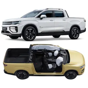 2023 in stock pickup truck geely radar rd6 luxury 550km Chuangke Mini camioneta gleey radar rd6 EV AWD Pickup