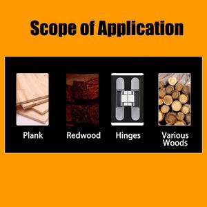 أدوات النجارة TCT لقطع كربيد التنغستن عالية الجودة 15-60 مفصلة مملة مع ساق مستقيم لمنشار ثقب الخشب - Product Image 4