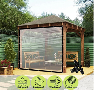 Bâche de rideau en PVC 1000D imperméable, transparente et transparente, rideau de soudage en PVC, bâche écologique - Product Image 6