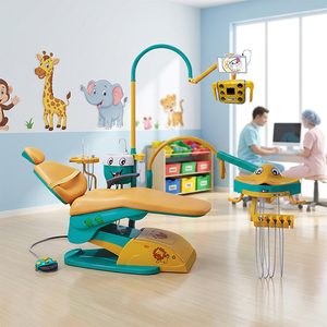 Adorable Unidad de Tratamiento Dental Infantil con Forma de Pulpo, Bandeja de Instrumentos, Silla Dental Pediátrica para el Cuidado Bucal de Niños en Hospitales - Product Image 1