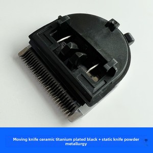 Cabezal <span class=keywords><strong>de</strong></span> Cuchilla <span class=keywords><strong>de</strong></span> Acero Inoxidable 5 en 1 para Bravura Arco Figura Chromado, Accesorio para Recortadora <span class=keywords><strong>de</strong></span> <span class=keywords><strong>Pelo</strong></span> Eléctrica para Perros - Product Image 2