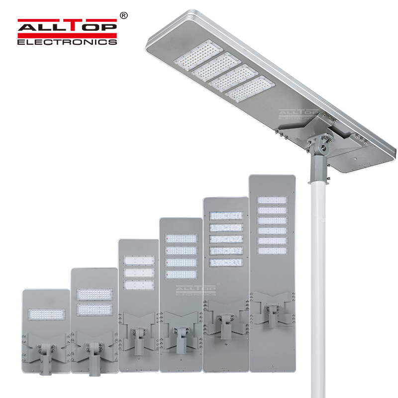 ALLTOP Outdoor Smd Road Lighting Good Price Ip65 50w 100w 150w 200w 250w 300w All In One Led Solar Street Lamp