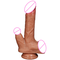 Professioneller Realistischer Stoßender Vibrierender Dildo mit Heizfunktion Kabellose Haptische Fernbedienung Erwachsenen-Figur Pro
