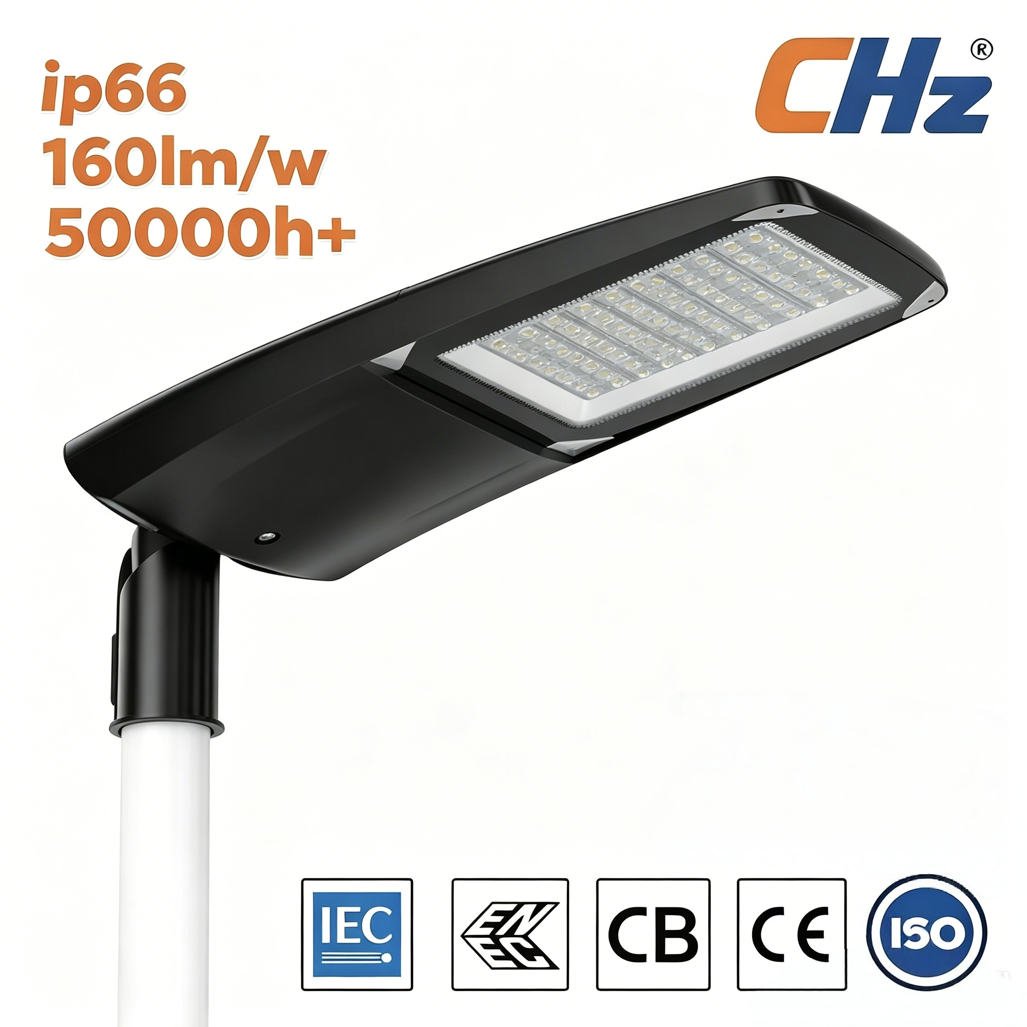 CHZ Super Bright LED Street Lighting with Meanwell Driver Professional Outdoor Road Light