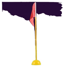 ธงมุมสนามฟุตบอลคุณภาพสูงแบบกำหนดเอง สำหรับฝึกซ้อม รูปแบบธงโฆษณา สามารถออกแบบได้ทุกแบบ สำหรับสนามกีฬาฟุตบอล - Product Image 4