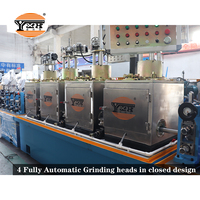 Machine de fabrication de tubes industriels en acier inoxydable soudés au laser de diamètre personnalisé YXH, entièrement automatisée, à économie d'énergie