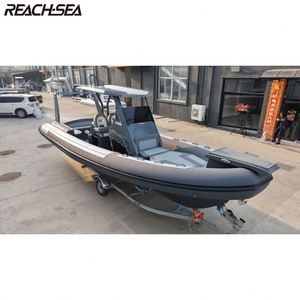 Bote RIB RHIB <span class=keywords><strong>de</strong></span> 9m Achilles Hypalon para 18 Personas con Cabina en Venta, Comercial, Reachsea, Logotipo Personalizado, Color Gris - Product Image 1