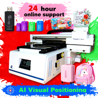 Imprimante numérique UV à plat haute performance Ripple Color RC-6090PRO 4060PLUS A1 A2 pour cuir, cartes cadeaux, stylos - Haute vitesse