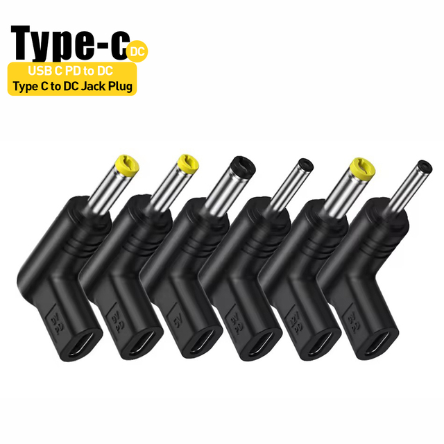 5V 9V 12V USB C Type C PD to DC Power Adapter Universal DC Jack Plug Charging Adapter Converter for Router Tablet