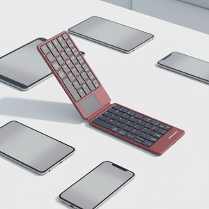 Dual Folding RGB <b>Mini</b> Wireless Smart Keyboard BT Keyboard Compatible with for Huawei Mate X/T Master/mate70/X6 - Product Image 1