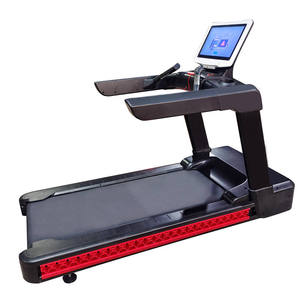 Commercial Treadmill With Button Console Pseudo Shock Absorption 200kg Load Adjustment Gym Use Fitness <b>Machine</b> - Product Image 6